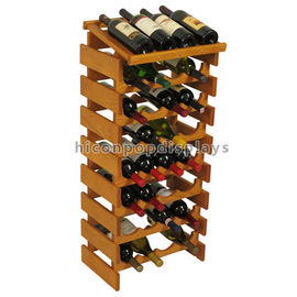 Chine Support en bois de vin de plancher de vin de présentoir de vin de magasin de la publicité faite sur commande de vente au détail fournisseur