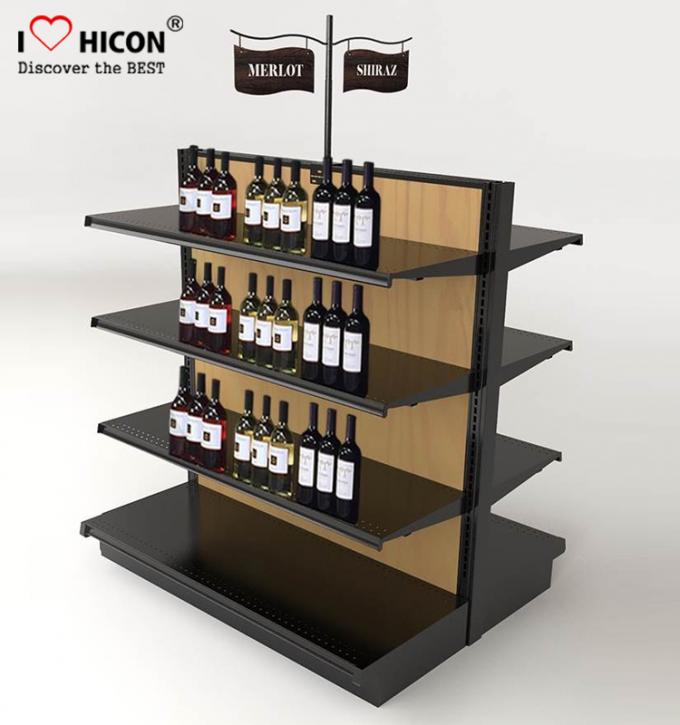 Supports d'affichage de vin et rayonnage commerciaux de boisson alcoolisée pour des magasins de vin/magasins